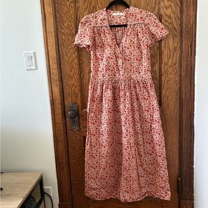 Christy Dawn Dawn Dress in Mandarin Ditsy Field (Taylor Swift print)